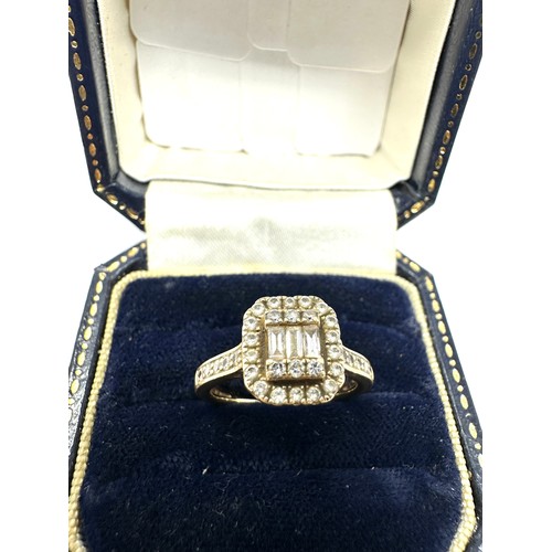 225 - 9ct Gold Diamond  Ring (3.2g)