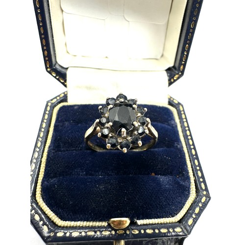 257 - 9ct Gold Sapphire  Ring (3.1g)