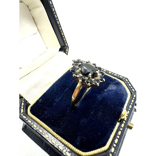 257 - 9ct Gold Sapphire  Ring (3.1g)