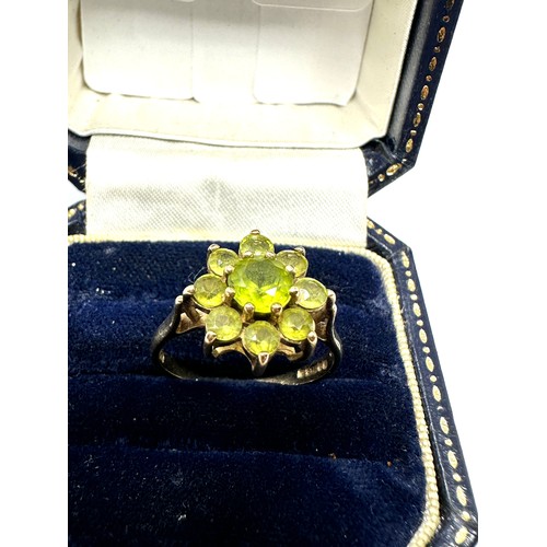 340 - 9ct Gold Peridot  Ring (2.7g)