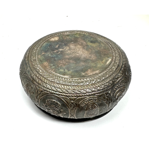 78 - indian silver silver bowl measures approx 13cm dia height 5cm 147g