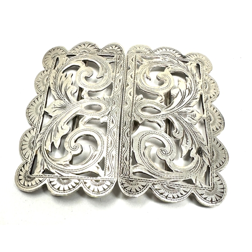 92 - Antique silver nurses buckle