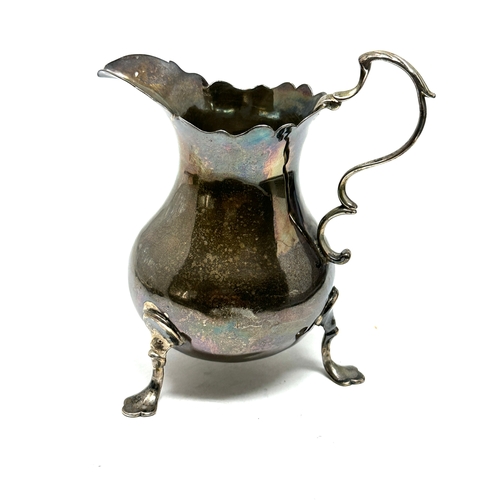 82 - Antique Georgian silver cream jug