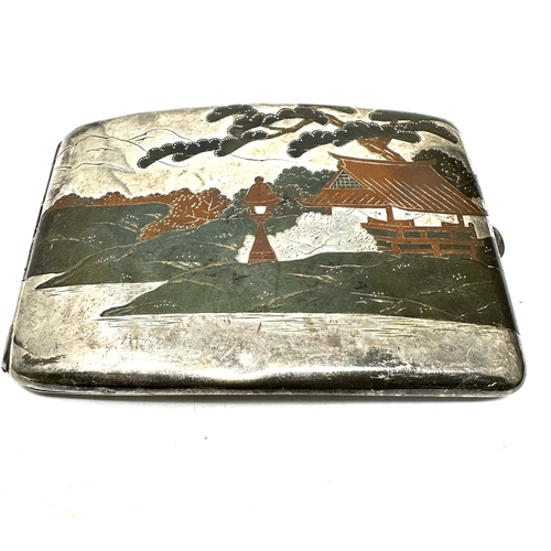 71 - Antique Japanese silver cigarette case