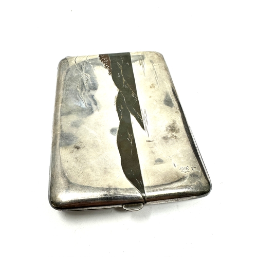 71 - Antique Japanese silver cigarette case