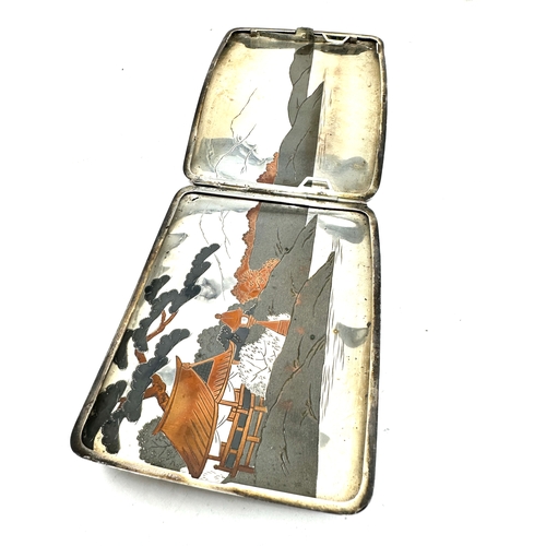 71 - Antique Japanese silver cigarette case