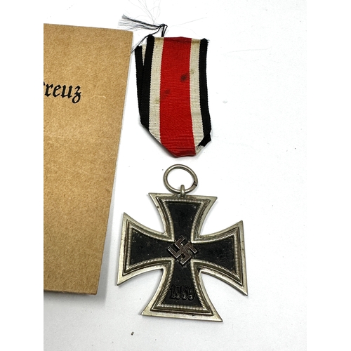 5 - ww2 German Iron cross 2nd class no ring stamp No