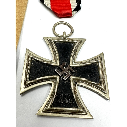 5 - ww2 German Iron cross 2nd class no ring stamp No