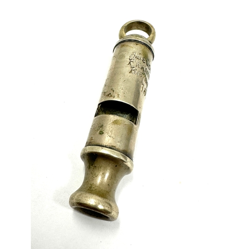 10 - ww1 1917 trench whistle Ade Courcy & Co Birmingham 1917