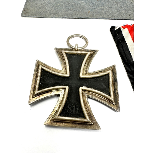 17 - ww2 German Iron cross 2nd class ring stamp No 24