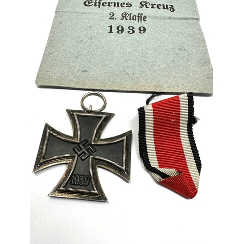 19 - ww2 German Iron cross 2nd class ring stamp No 76