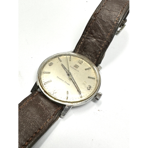 465 - Vintage gents tissot seastar seven wristwatch the watch is ticking