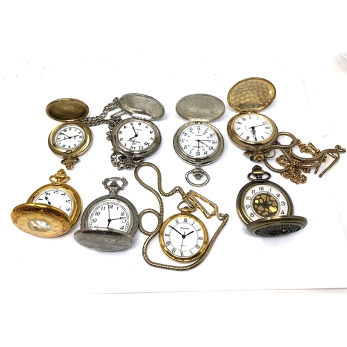 485 - 8 Quartz pocket watches