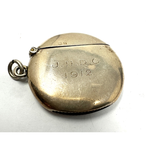 61 - Antique silver vesta case