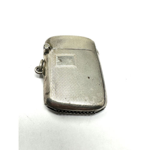 64 - Antique silver vesta case