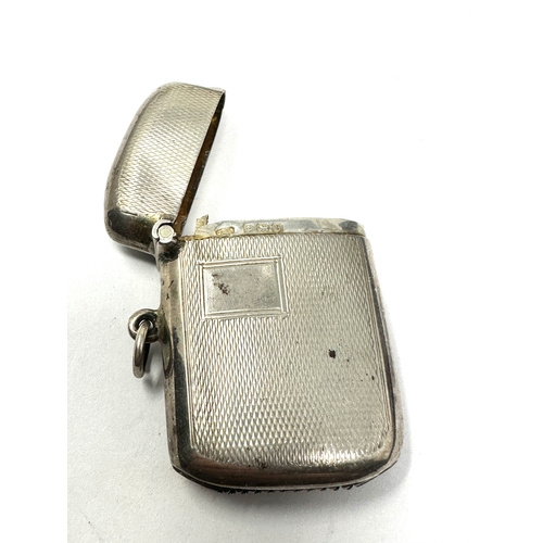 64 - Antique silver vesta case