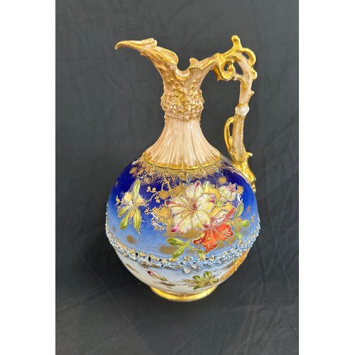 430 - Wien Teplits hand painted jug height 9.5 inches tall