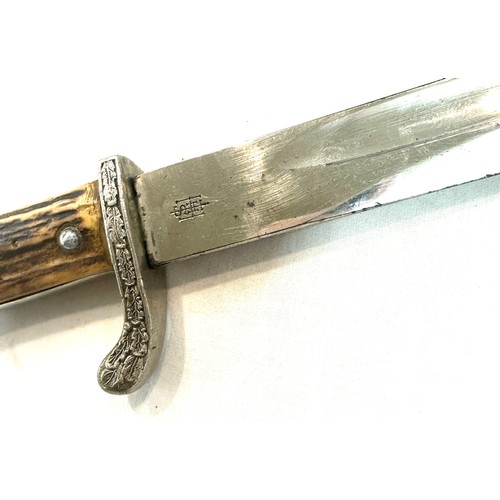 463 - German E&F Horster Solingen dagger and scabbard WWII era, not the matching scabbard, missing badge