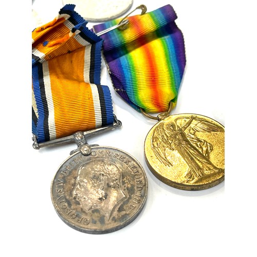 459 - WWI medal pair to GNR Ferrier 366052