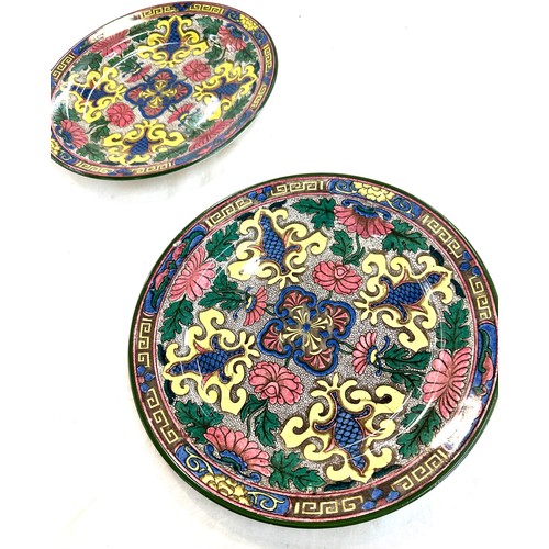 71 - Pair of Antique Royal Doulton Islamic series plate D3087 diameter approx 10.5 inches