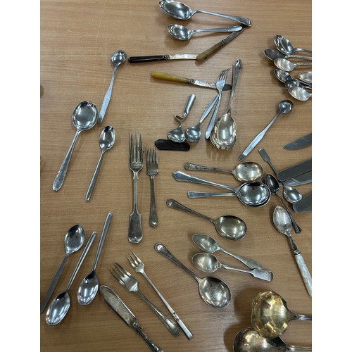 250 - Large selection of cutlery to include EPNS and stainless steel