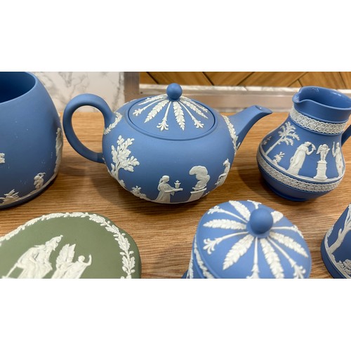 2 - Selection of Wedgwood includes tea pot, jugs, trinkets etc