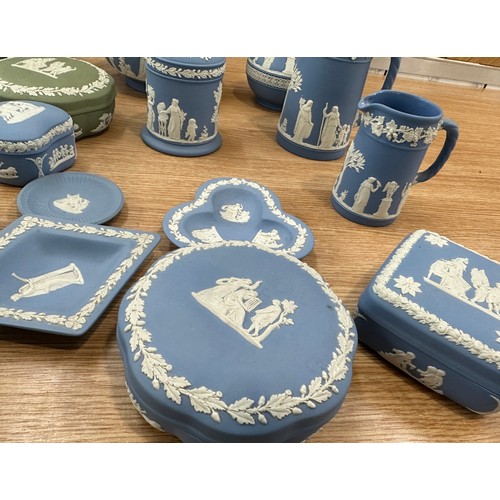 2 - Selection of Wedgwood includes tea pot, jugs, trinkets etc