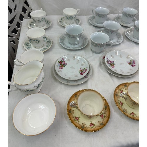 168 - Selection of part tea services to include Royal Albert cups and saucers etc