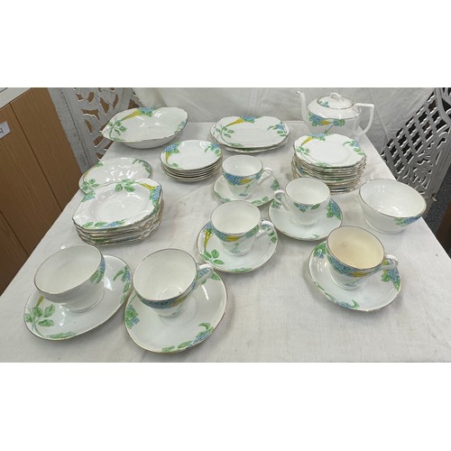 188 - Melba bone china part tea service to include cups, saucers, tea pot etc