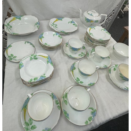 188 - Melba bone china part tea service to include cups, saucers, tea pot etc