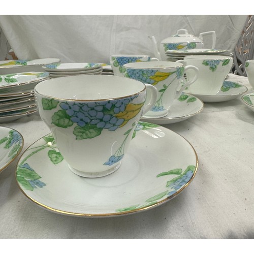 188 - Melba bone china part tea service to include cups, saucers, tea pot etc