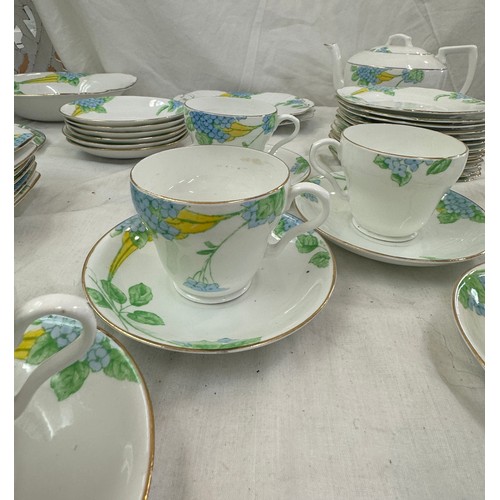 188 - Melba bone china part tea service to include cups, saucers, tea pot etc