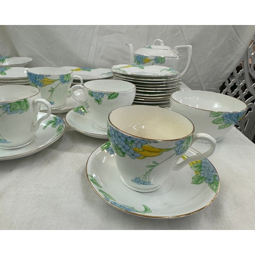 188 - Melba bone china part tea service to include cups, saucers, tea pot etc