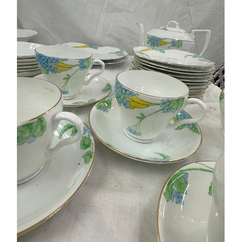 188 - Melba bone china part tea service to include cups, saucers, tea pot etc