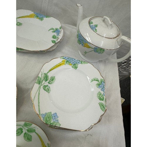 188 - Melba bone china part tea service to include cups, saucers, tea pot etc