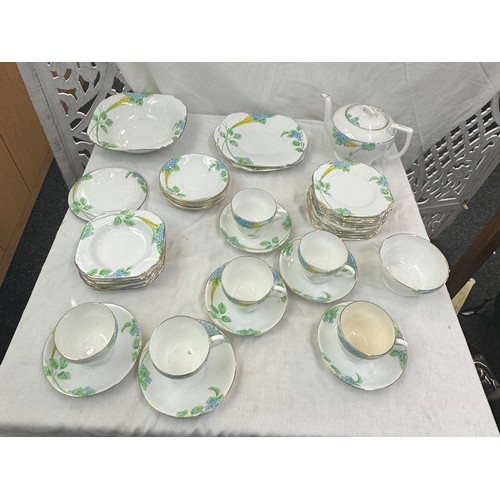 188 - Melba bone china part tea service to include cups, saucers, tea pot etc