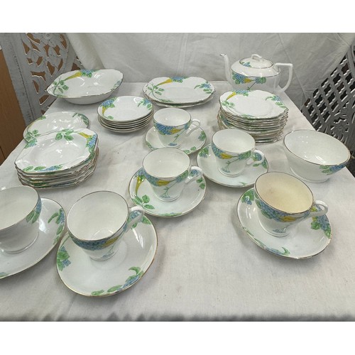 188 - Melba bone china part tea service to include cups, saucers, tea pot etc