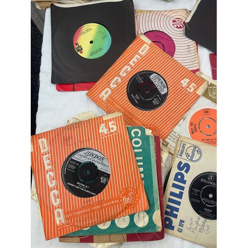 269 - Large selection of 45s includes The Dave clark, Johnny and the hurricans etc