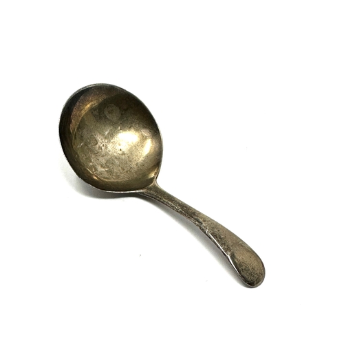 5 - Antique Georgian silver tea caddy spoon