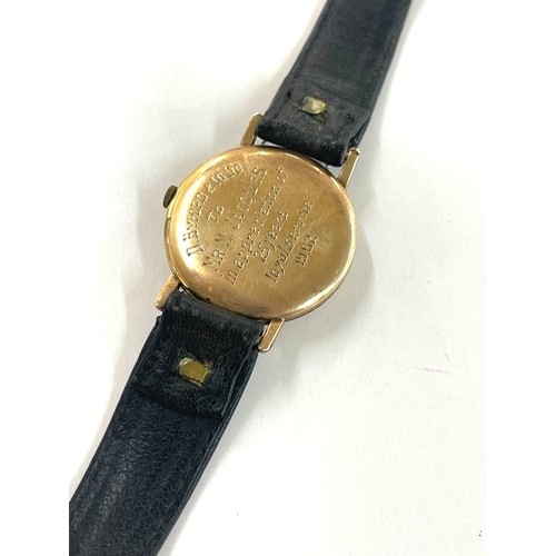 505 - Gents 1962 presentation 9ct gold Tudor rolex wristwatch