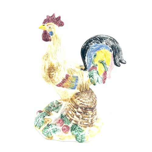 302 - Vintage pottery chicken, made in Portugal height approximately 18 inches