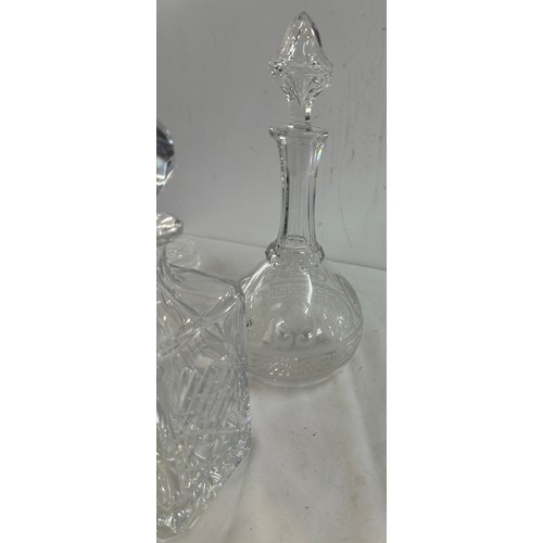 229 - Selection of glassware to include decanters, sherry glasses etc