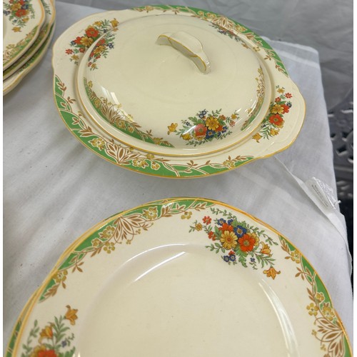 138 - Large selection of part dinner services to include Woods Ivory ware and others