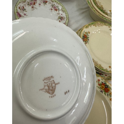 138 - Large selection of part dinner services to include Woods Ivory ware and others