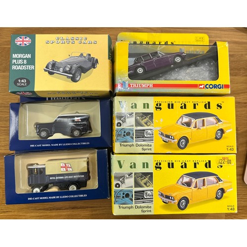 68 - Selection of vintage boxed toy cars to include Die cast Royal National Life Boat etc