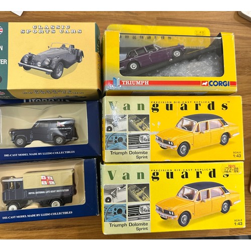 68 - Selection of vintage boxed toy cars to include Die cast Royal National Life Boat etc