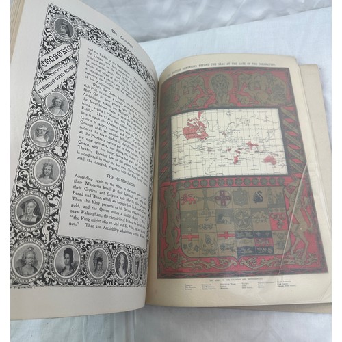 200 - Coronation Edward V11 illustrated June 26th 1902 together with Queen Alexandra leather bound service... 