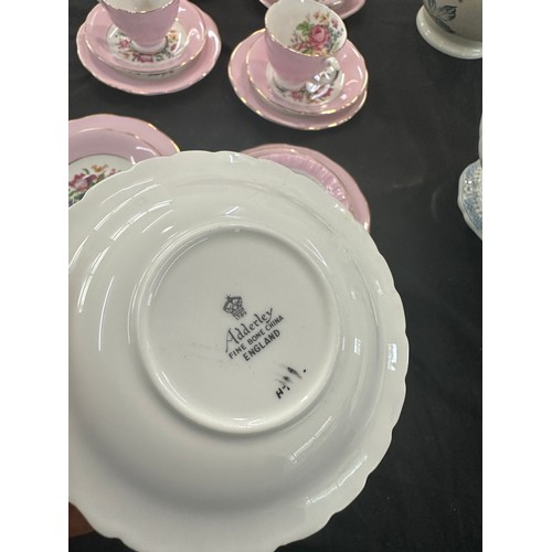 231 - Selection of miscellaneous includes adderley part tea set, trinkets etc