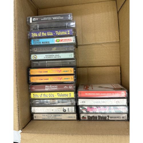 67 - Large selection of vintage cassettes to include various from the 60's, 70's and 80's, blues brothers... 