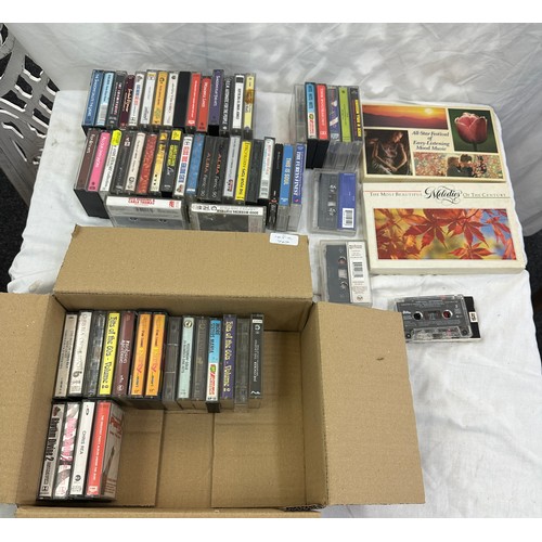 67 - Large selection of vintage cassettes to include various from the 60's, 70's and 80's, blues brothers... 